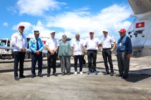 Departamento Aeroportuario recibe vuelo mundial que llega a RD promoviendo combustible sostenible de aviación