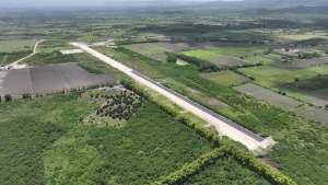 Nuevo aeropuerto doméstico de San Juan se encuentra en fase de asfaltado de su pista