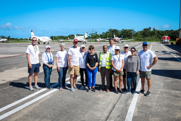 Departamento Aeroportuario recibe Rally Aéreo con 21 vuelos de EEUU y Canadá en Aeropuerto Juan Bosch-Samaná