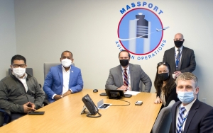 Departamento Aeroportuario conoce funcionamiento del Aeropuerto Internacional Boston Logan invitado por  Massport