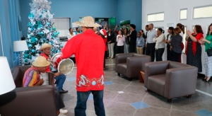 EMPLEADOS DEL DEPARTAMENTO AEROPORTUARIO CELEBRAN LA LLEGADA DE LA NAVIDAD